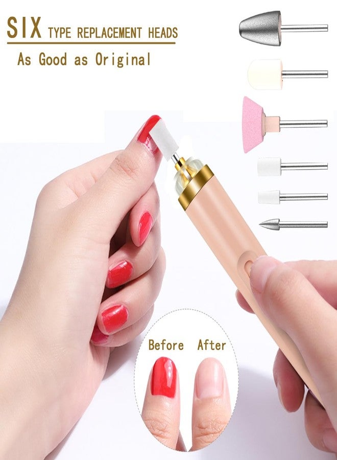 جومينيوف ٦ رؤوس بديلة لمبرد الأظافر، متوافقة مع مجموعة أدوات تجميل الأظافر Finish Touch Flawless Salon - Image 5